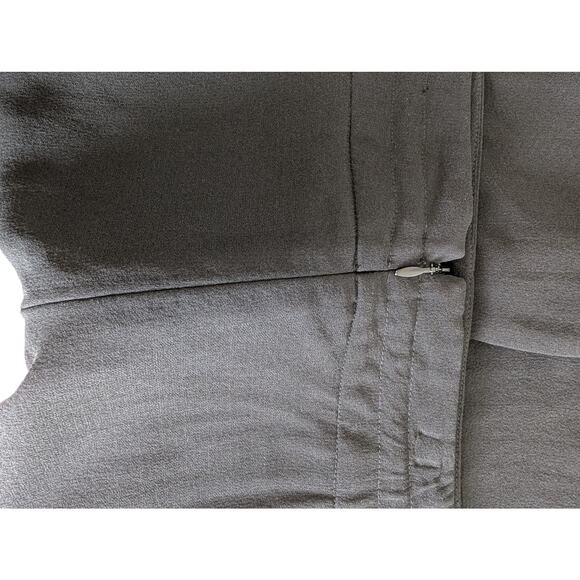 Eileen Fisher Georgette Crepe Skirt Women S* Black Silk Drawstring Drapey - Picture 11 of 11